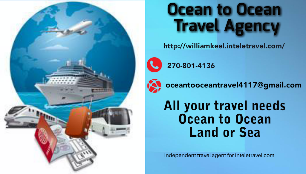 Ocean to Ocean Travel Agency | 175 Ellebrook Ln, Radcliff, KY 40160, USA | Phone: (270) 801-4136