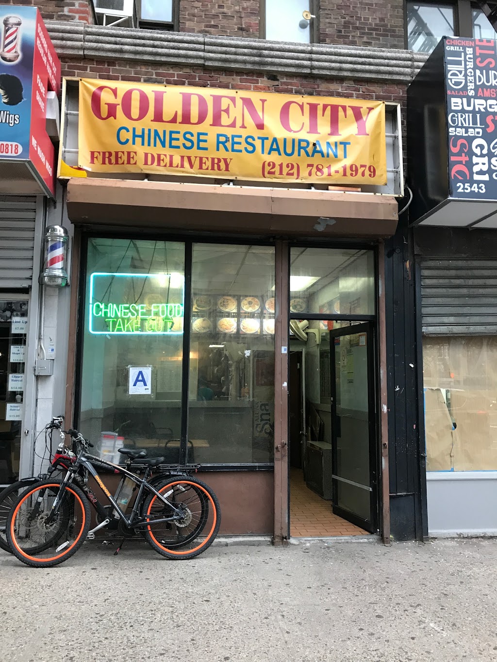 Golden City | 2545 Amsterdam Ave, New York, NY 10033, USA | Phone: (212) 781-1979