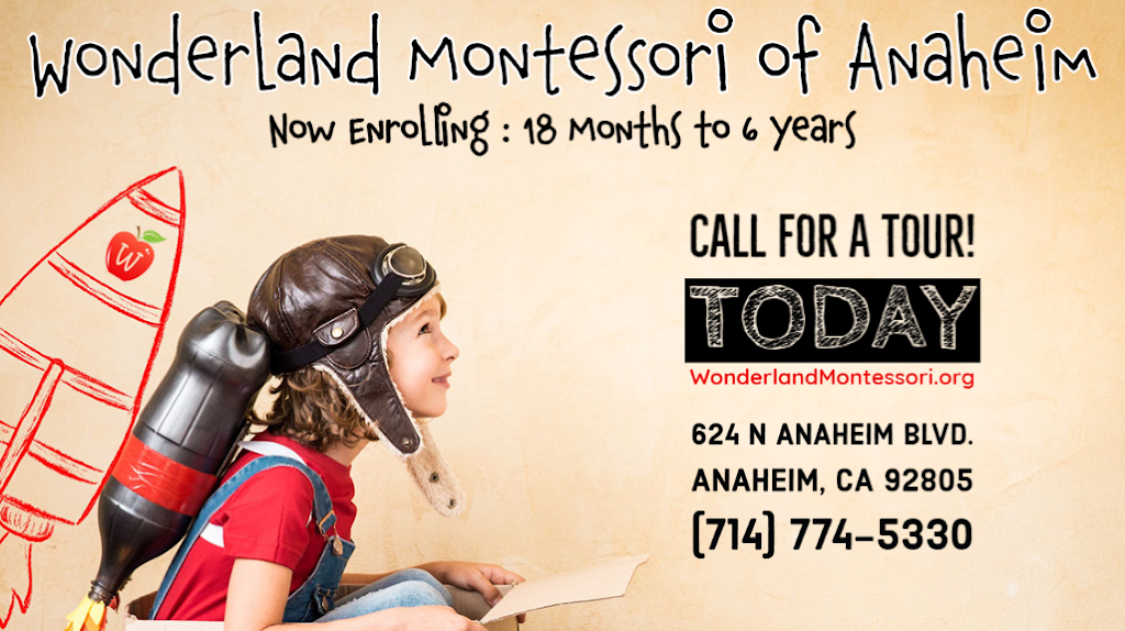 Wonderland Montessori & Preschool of Anaheim | 624 N Anaheim Blvd, Anaheim, CA 92805 | Phone: (714) 774-5330