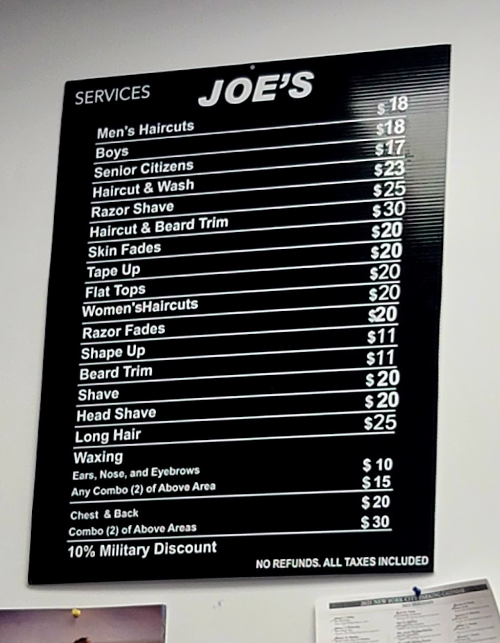 Joes Barber Shop | 384 95th St, Brooklyn, NY 11209, USA | Phone: (718) 238-6129