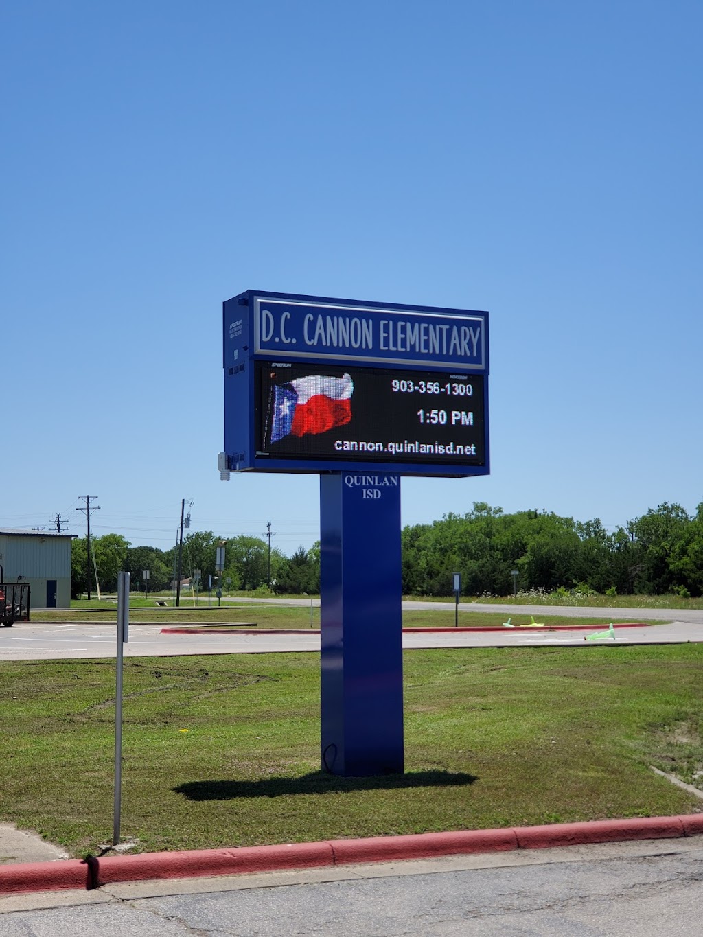 D C Cannon Elementary School | 315 State Highway Spur #264, Quinlan, TX 75474, USA | Phone: (903) 356-1300