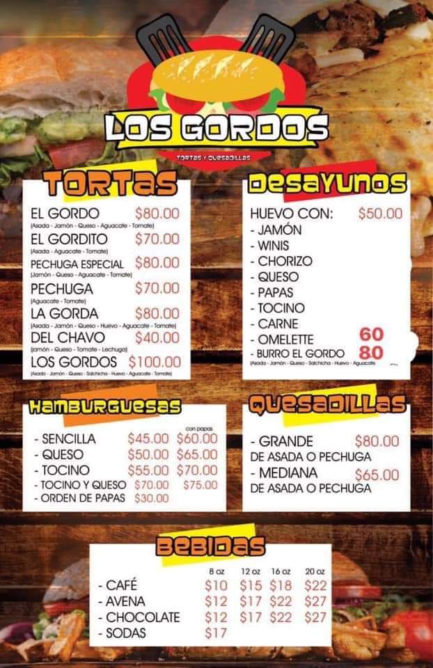 Tortas Los Gordos | Calle, Álvaro Obregón 13-2A, Ejido Lazaro Cardenas, 22720 La Joya, B.C., Mexico | Phone: 663 198 1787