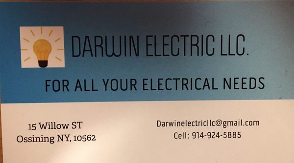 Darwin Electric LLC. | 15 Willow St, Ossining, NY 10562, USA | Phone: (914) 924-5885