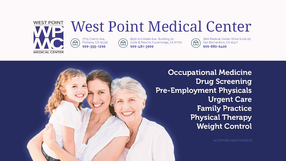 West Point Medical Center | 1800 Medical Center Dr #99, San Bernardino, CA 92411 | Phone: (909) 880-6400