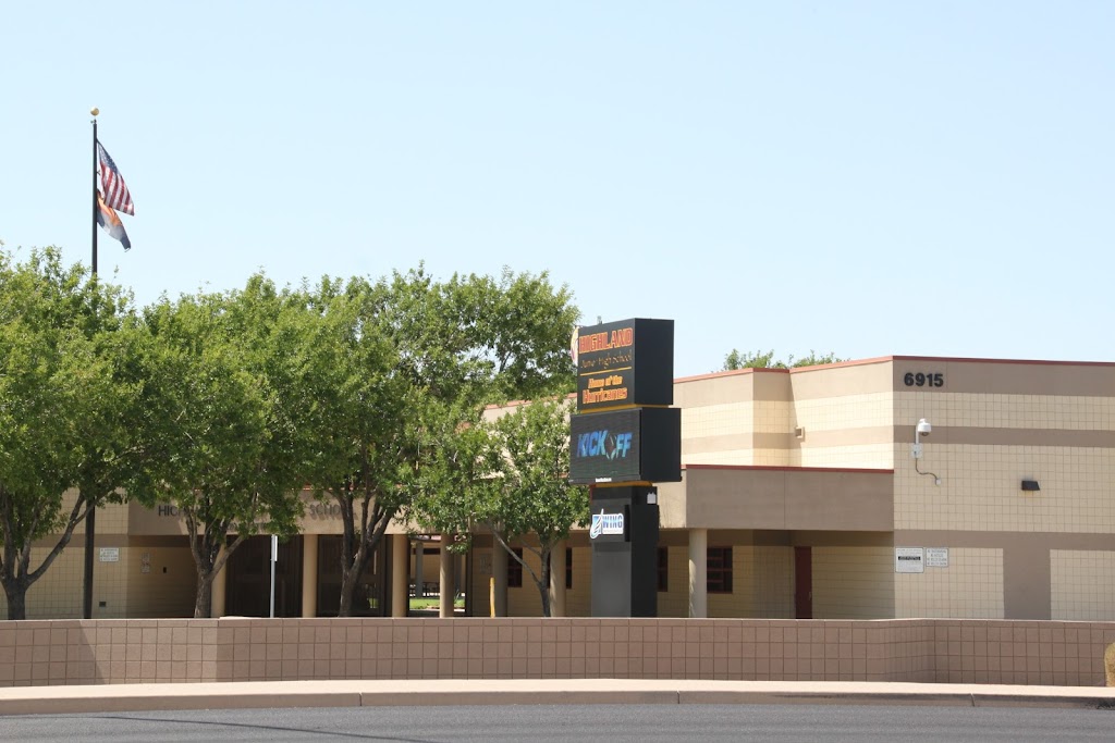 Highland Junior High School | 6915 E Guadalupe Rd, Mesa, AZ 85212, USA | Phone: (480) 632-4739