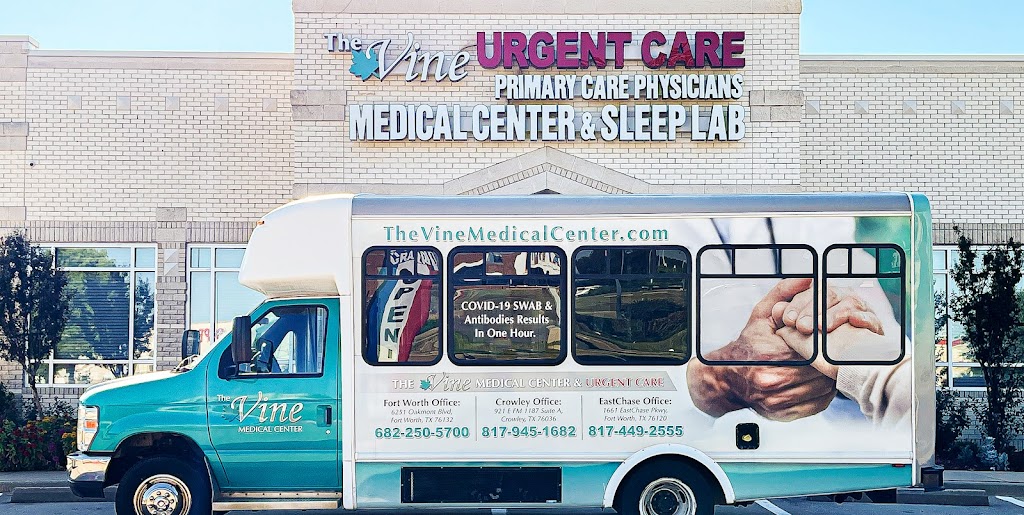 The Vine Medical Center & Sleep Lab Urgent Care Center | 1661 Eastchase Pkwy, Fort Worth, TX 76120 | Phone: (817) 449-2555