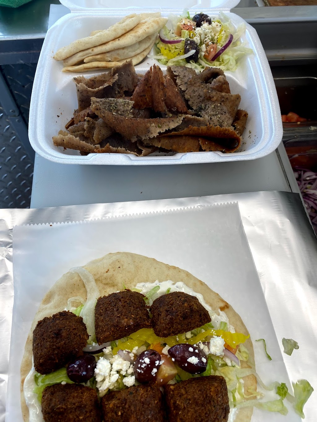 Taste of Greece & Mediterranean Food Truck | 2991 Indianola Ave, Columbus, OH 43202, USA | Phone: (929) 472-2298