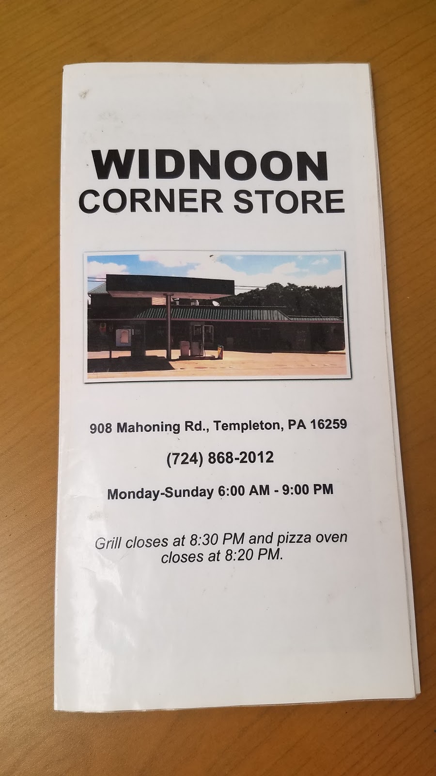 Widnoon Corner Store | 908 MAHONING RD, Templeton, PA 16259, USA | Phone: (724) 868-2012