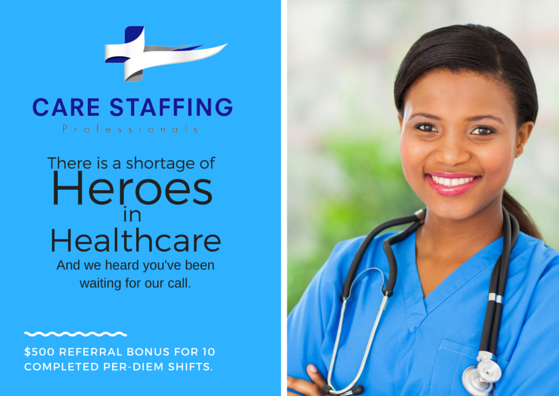 Care Staffing Professionals | 2151 E Convention Center Way, Ontario, CA 91764, USA | Phone: (909) 906-2060