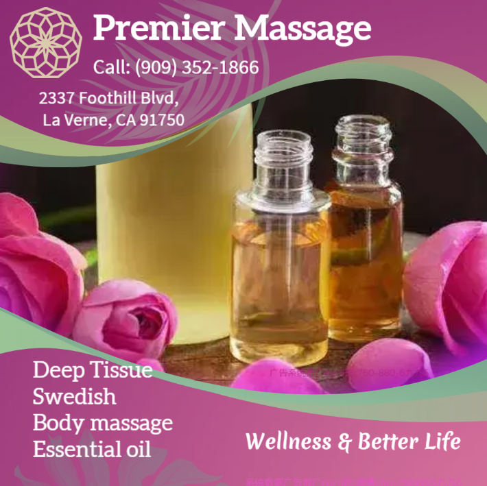 Premier Massage | 2337 Foothill Blvd, La Verne, CA 91750, USA | Phone: (909) 352-1866