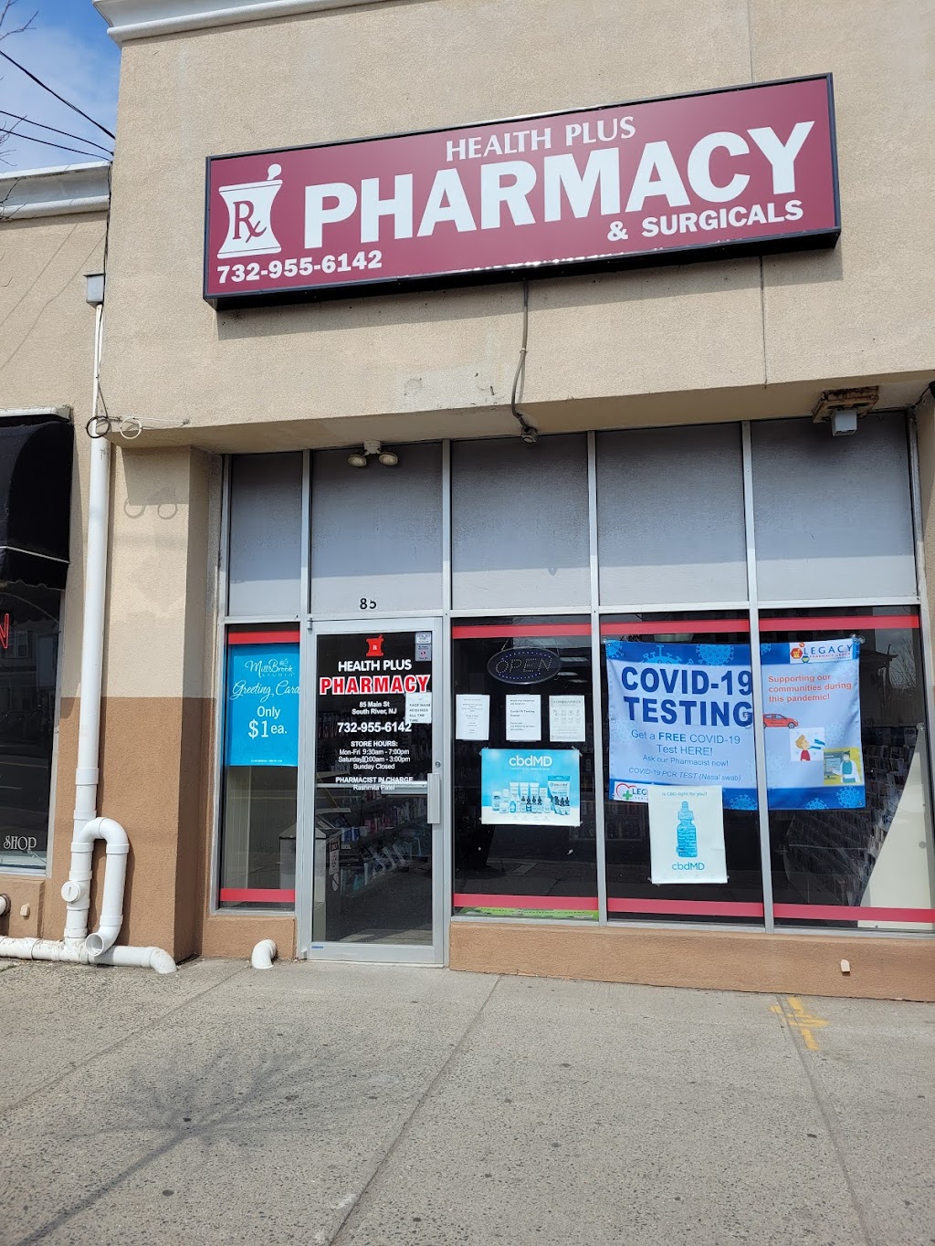 Health Plus Pharmacy & Surgicals, specialty pharmacy | 85 Main St, South River, NJ 08882, USA | Phone: (732) 955-6142