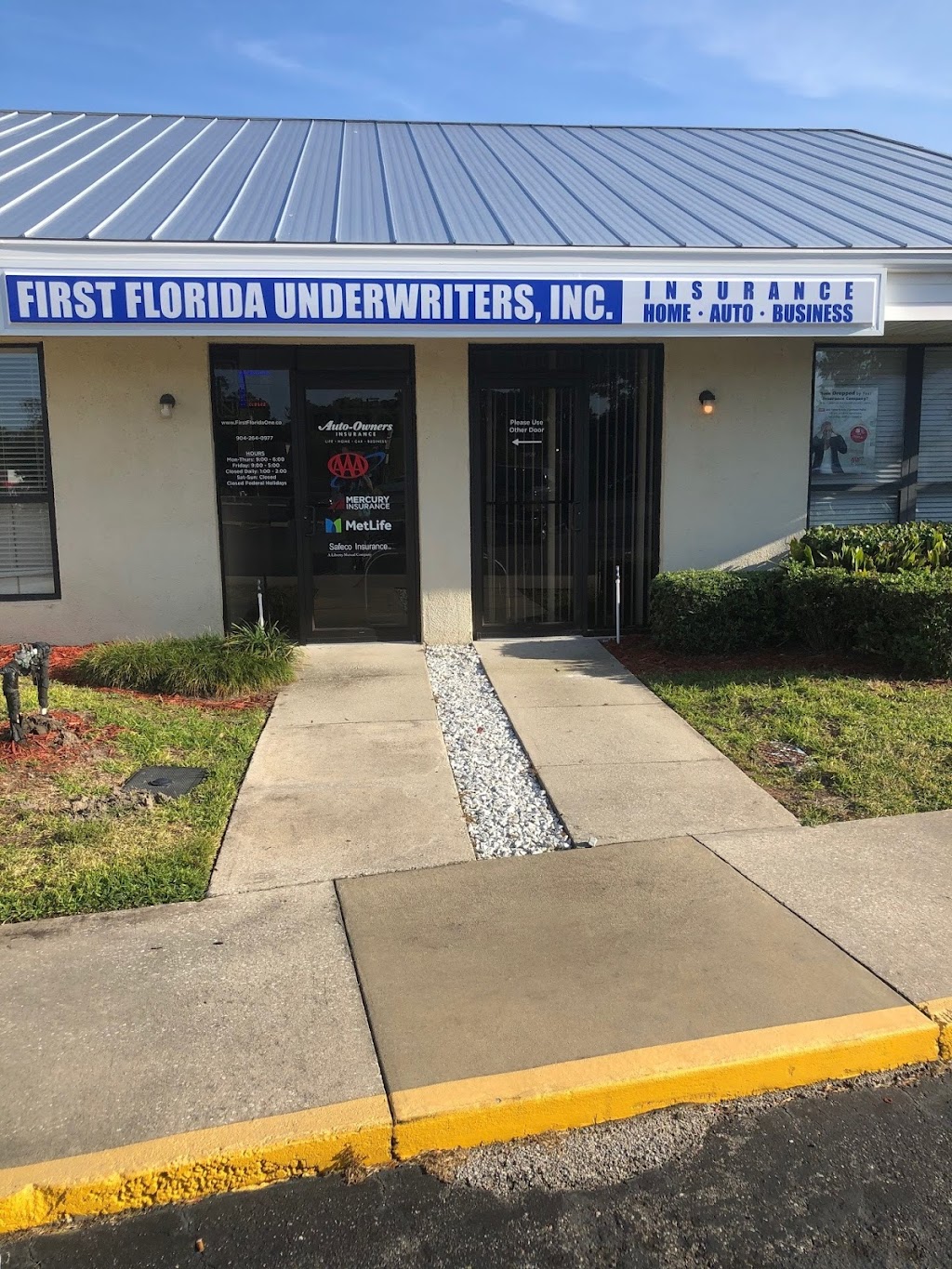 First Florida Underwriters Inc | 1700 Wells Rd Suite 17, Orange Park, FL 32073, USA | Phone: (904) 264-0977