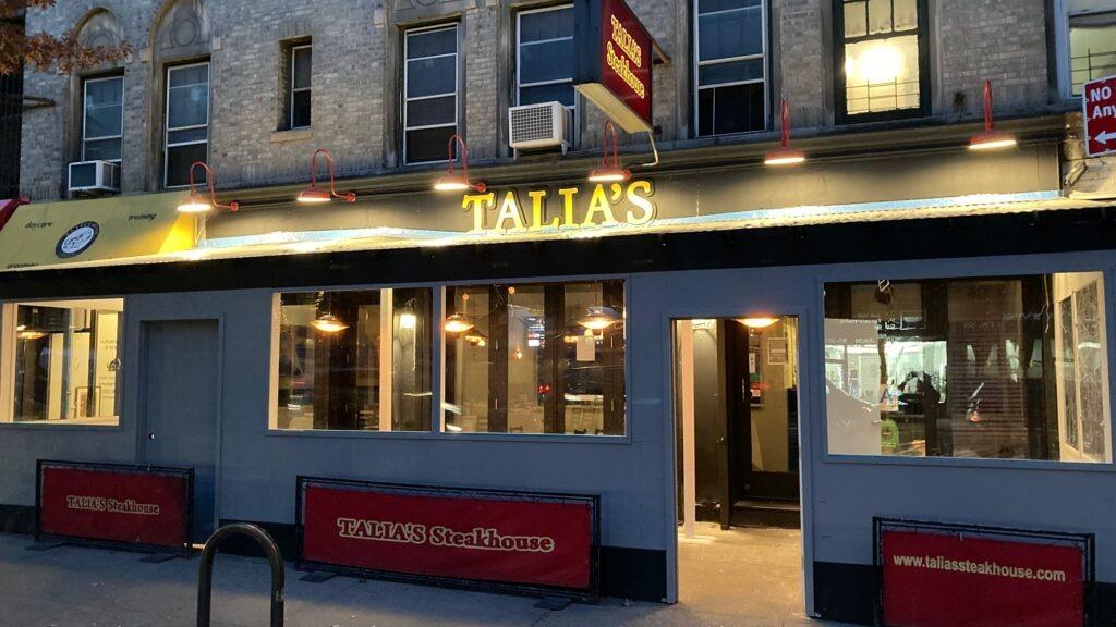 Talias Steakhouse and Bar | 668 Amsterdam Ave, New York, NY 10025, USA | Phone: (212) 580-3770