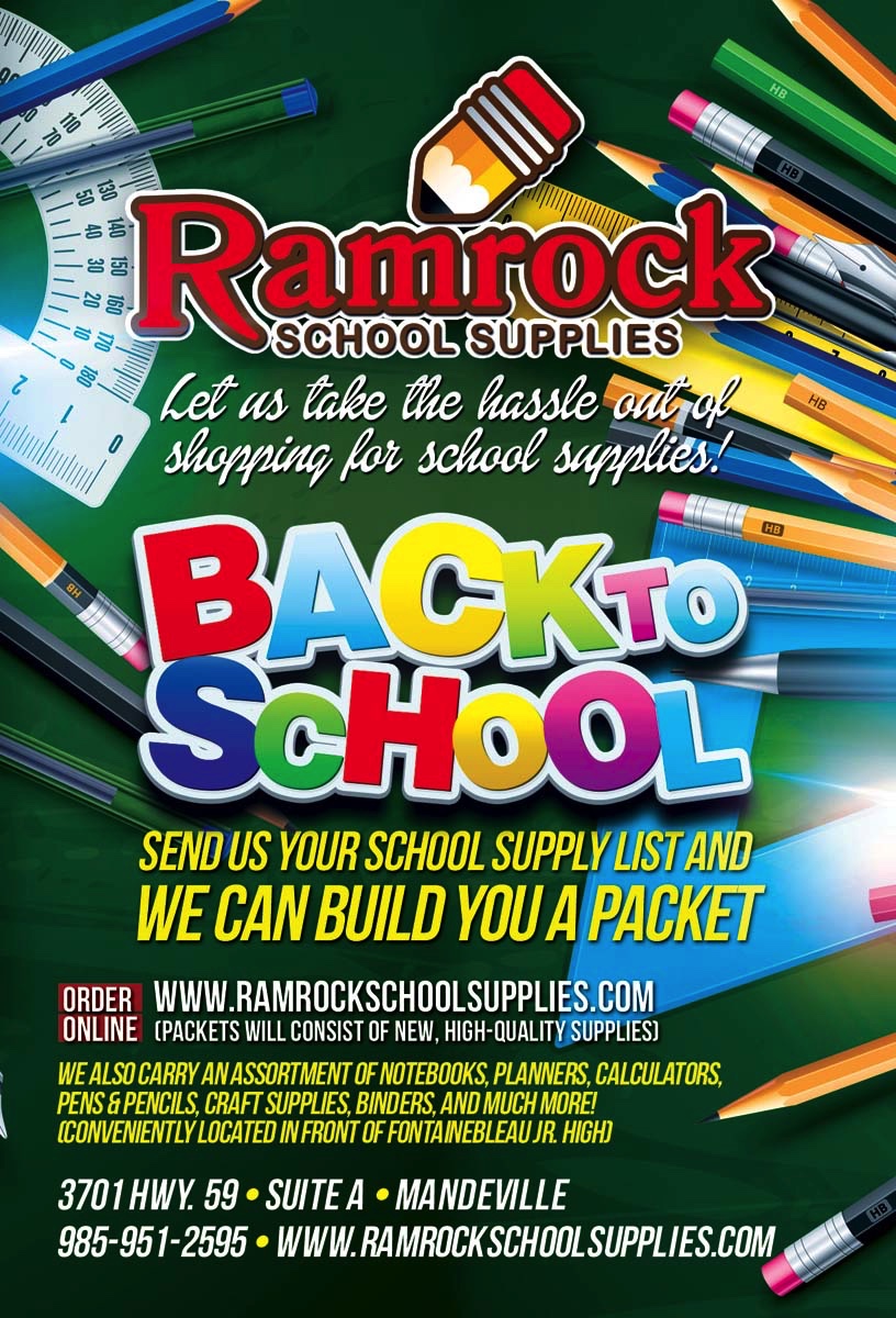 Ramrock School Supplies | 510 Deer Cross Rd Suite C, Madisonville, LA 70447, USA | Phone: (985) 951-2595