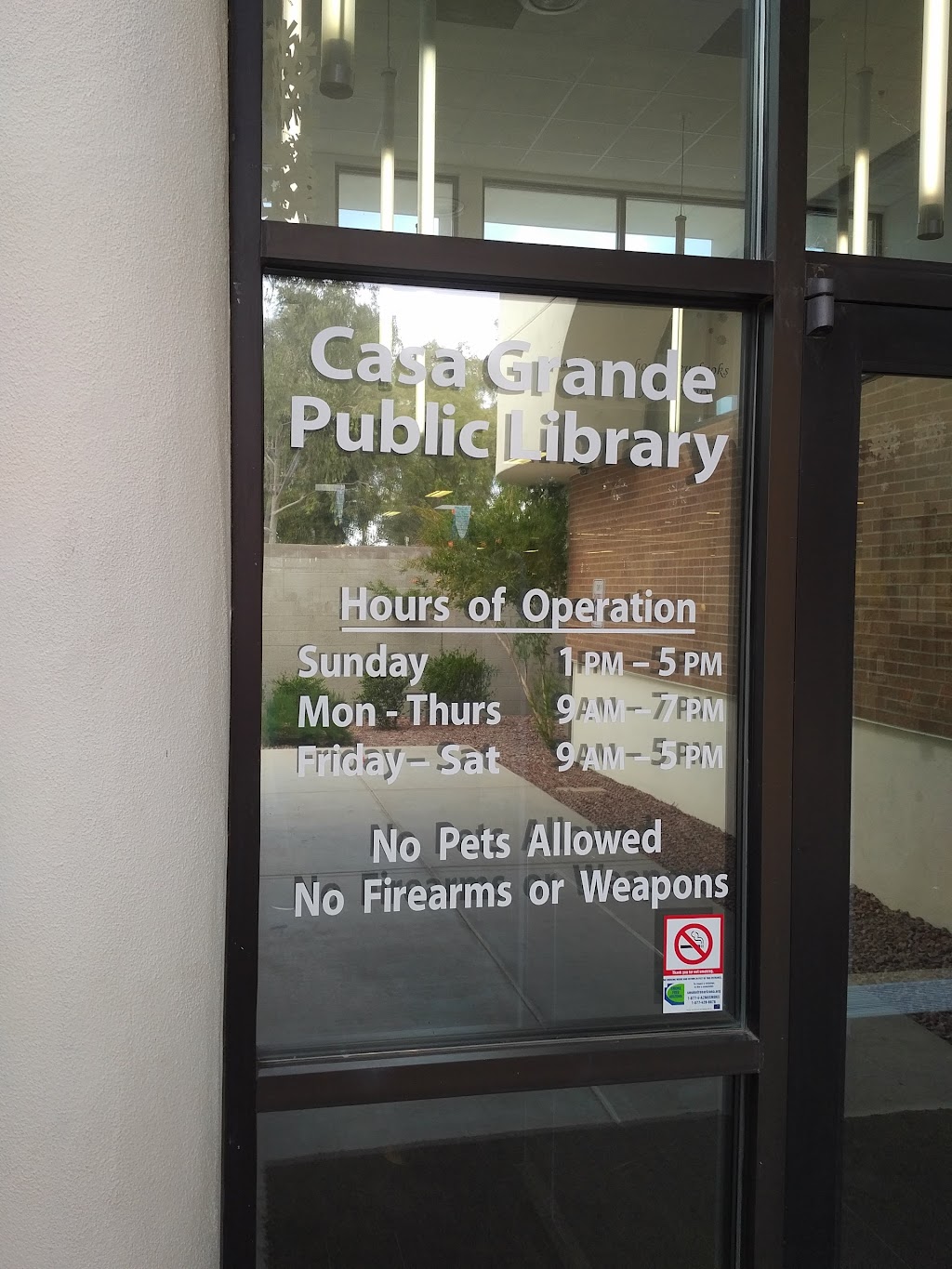 Casa Grande Public Library | 449 N Drylake St, Casa Grande, AZ 85122, USA | Phone: (520) 421-8710