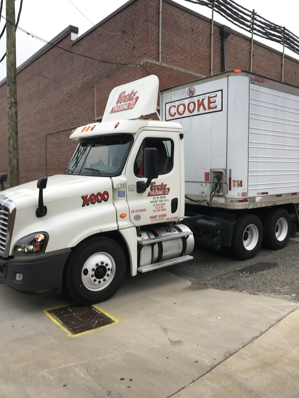 Cooke Trucking Co | 1759 S Andy Griffith Pkwy, Mt Airy, NC 27030, USA | Phone: (800) 888-9502