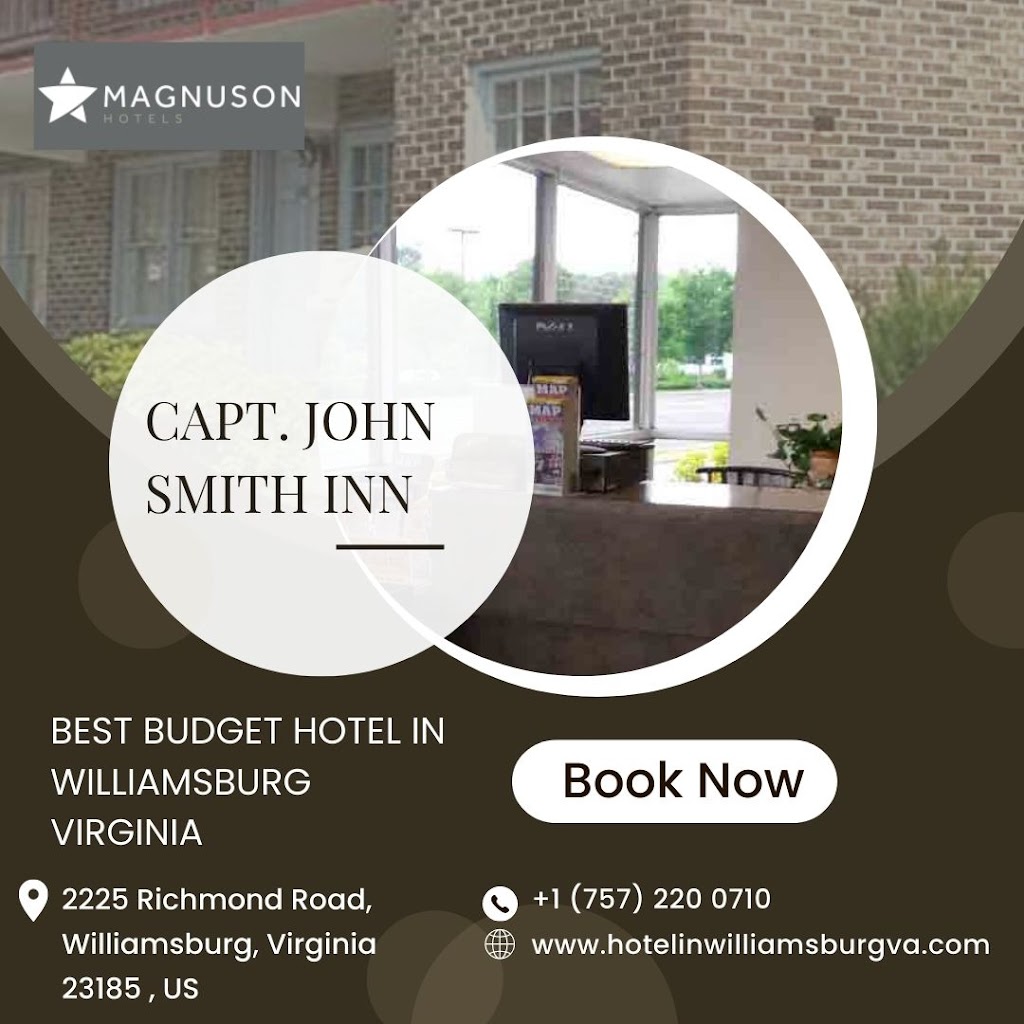 Captain John Smith Inn Williamsburg | 2225 Richmond Rd, Williamsburg, VA 23185, USA | Phone: (757) 220-0710