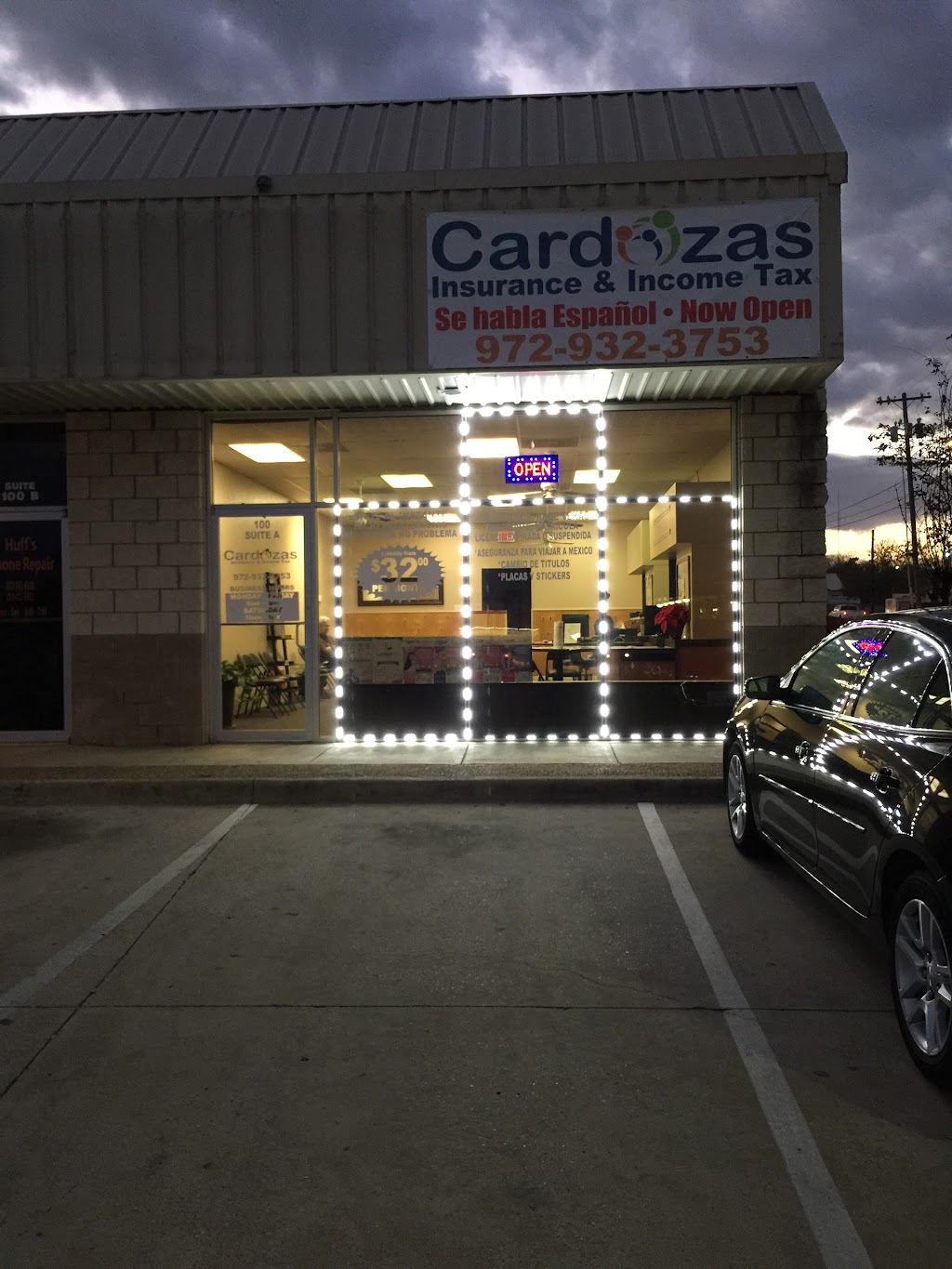 Cardozas Insurance & Income Tax | 100 S Old Rail Rd a, Kaufman, TX 75142, USA | Phone: (972) 932-3753