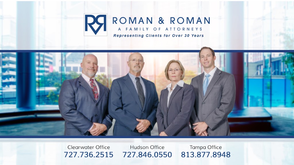 Roman & Roman | 9301 W Hillsborough Ave, Tampa, FL 33615, USA | Phone: (877) 767-1032