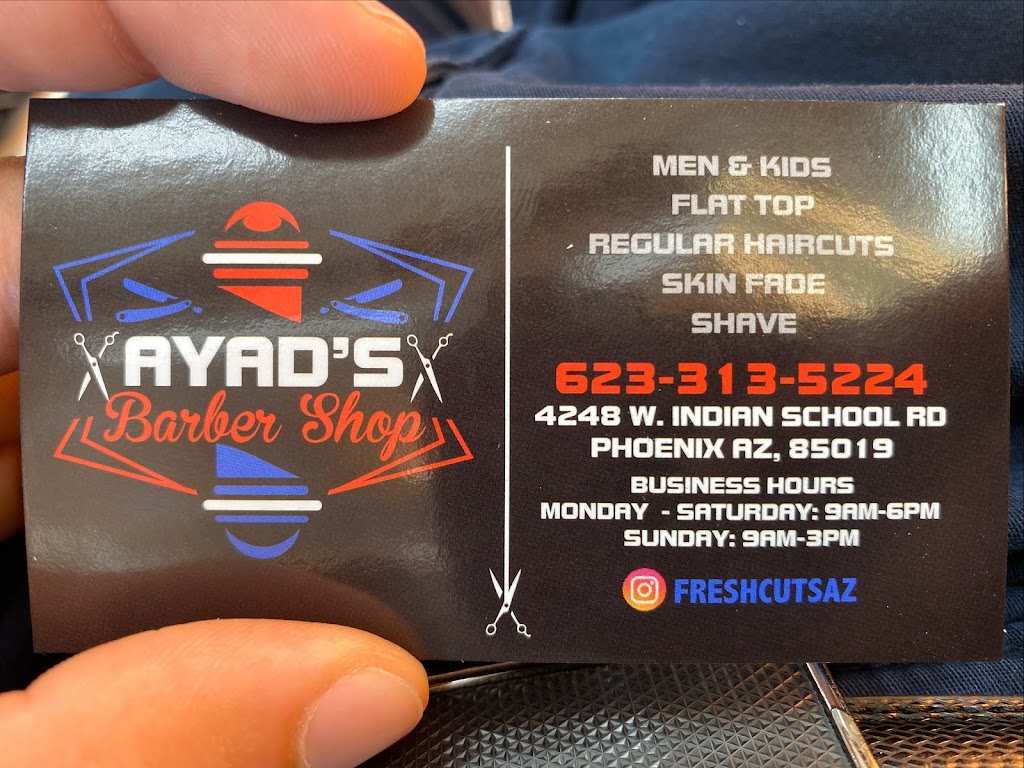 Ayad’s Barber Shop | 4248 W Indian School Rd, Phoenix, AZ 85019, USA | Phone: (623) 313-5224