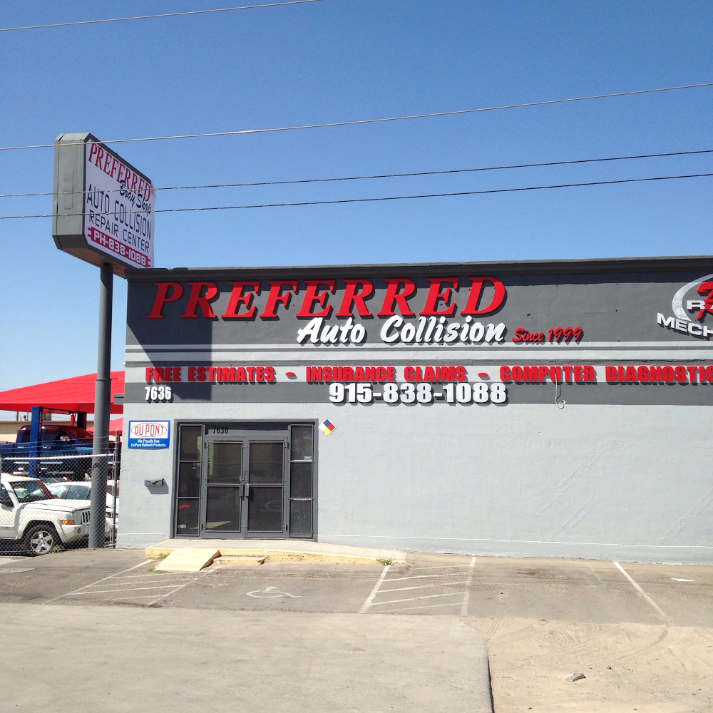 Preferred Auto Collision | 7636 Gateway Blvd E, El Paso, TX 79915, USA | Phone: (915) 838-1088