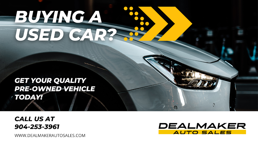 Dealmaker Auto Sales | 11007 N Main St, Jacksonville, FL 32218, USA | Phone: (904) 253-3961