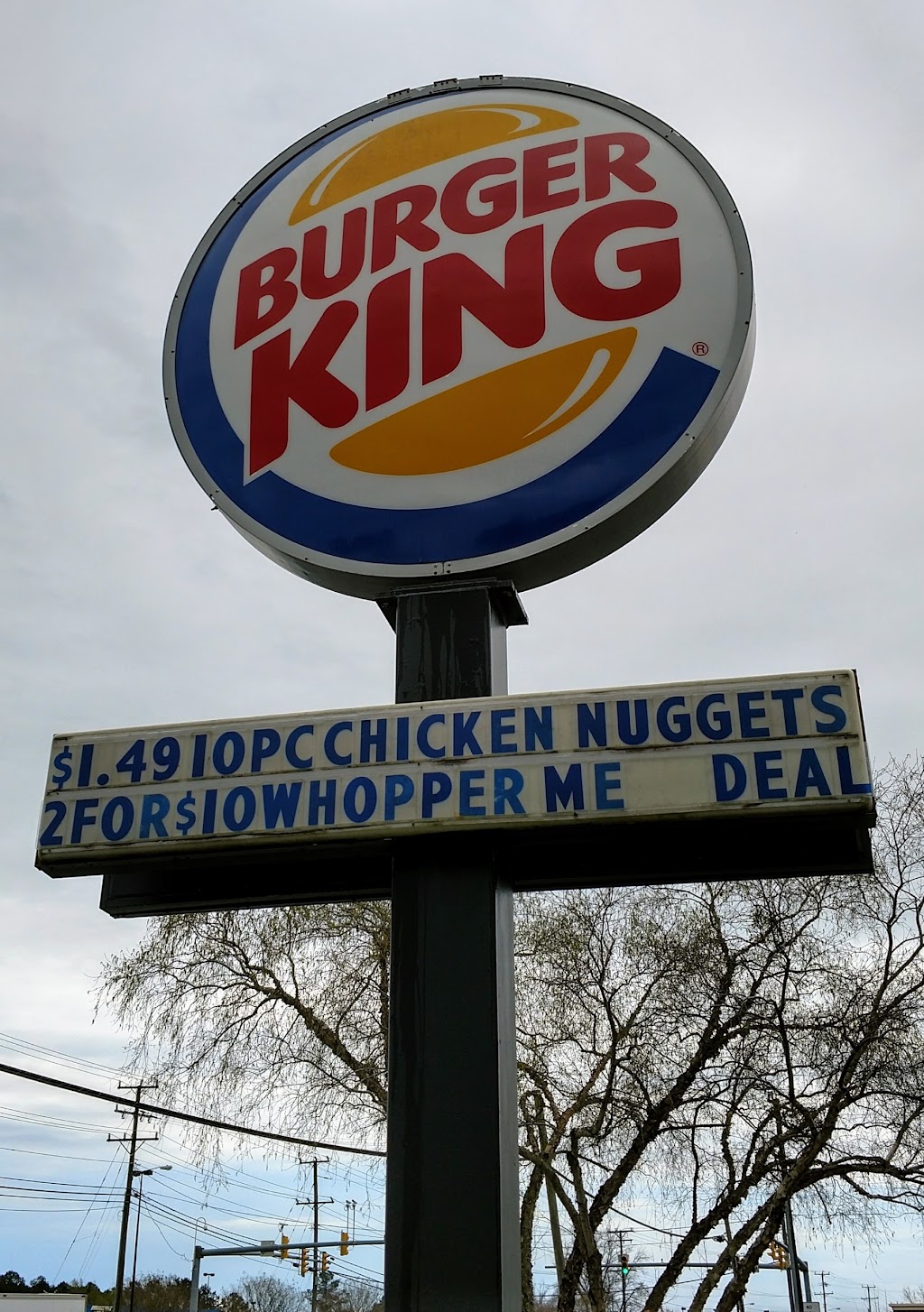 Burger King | 1461 N Main St, Suffolk, VA 23434, USA | Phone: (757) 539-3126