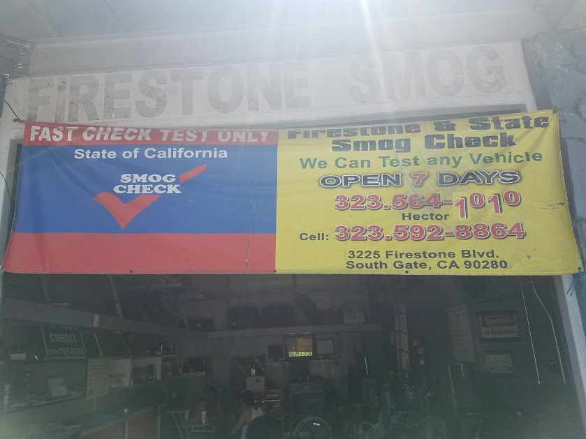 Firestone Smog Test Only Center | 3225 Firestone Blvd, South Gate, CA 90280, USA | Phone: (323) 564-1010