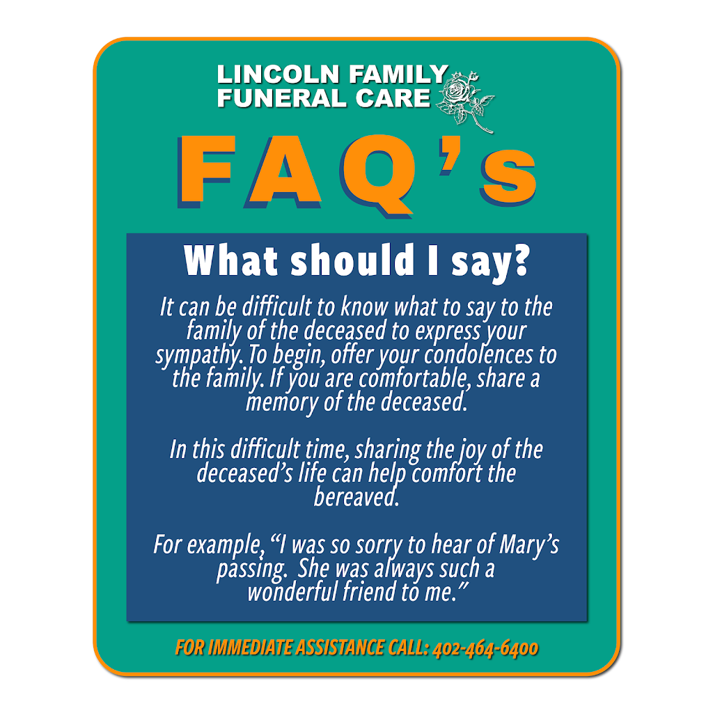 Lincoln Family Funeral Care | 5849 Fremont St, Lincoln, NE 68507, USA | Phone: (402) 464-6400