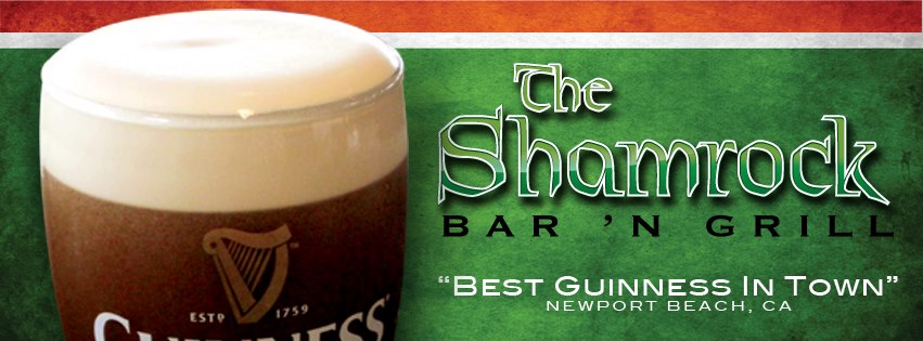 The Shamrock Bar & Grill | 2633 West Coast Hwy C, Newport Beach, CA 92663, USA | Phone: (949) 631-5633