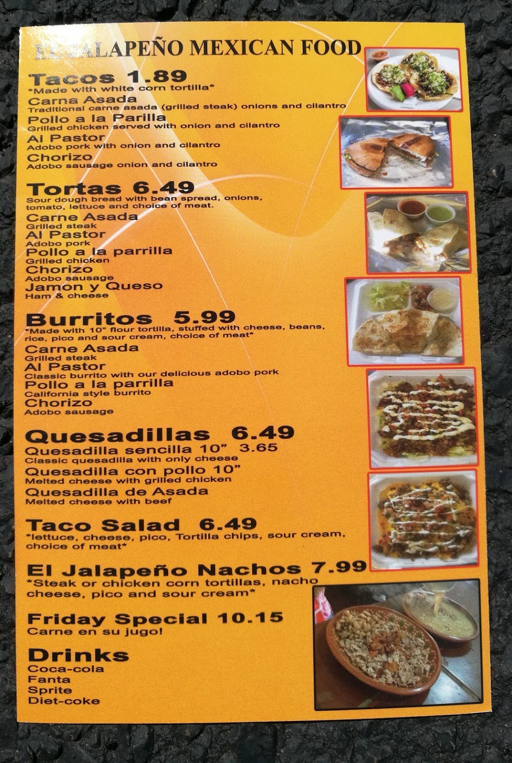 El Jalapeno Tacos | 504N S Main St, Kingfisher, OK 73750, USA | Phone: (405) 538-7279