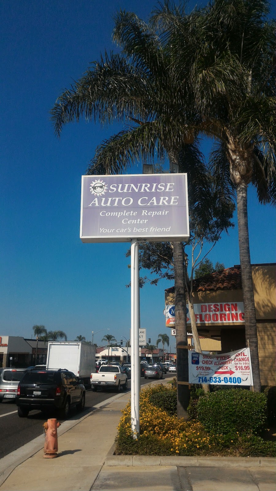 Sunrise Auto Care | 1821 E Katella Ave, Orange, CA 92867, USA | Phone: (714) 633-0400