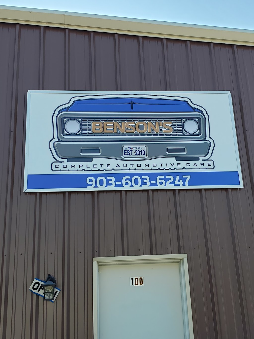 Bensons Complete Automotive Care | 21716 FM 47 building 100, Wills Point, TX 75169, USA | Phone: (903) 603-6247