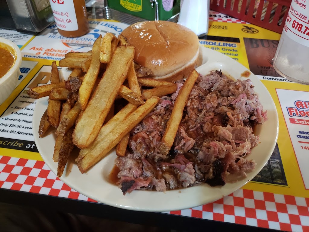 Johnnys Bar-B-Que | 4179 Marietta St, Powder Springs, GA 30127, USA | Phone: (770) 943-4500