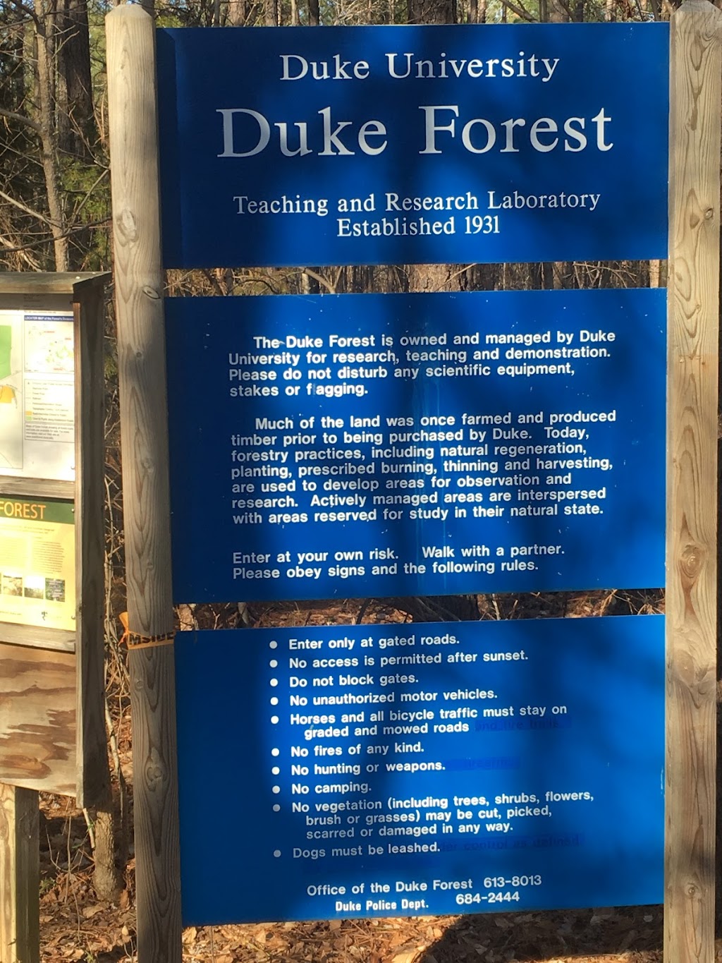 Duke Forest (Hillsboro Division) | US-70, Hillsborough, NC 27278, USA | Phone: (919) 613-8013