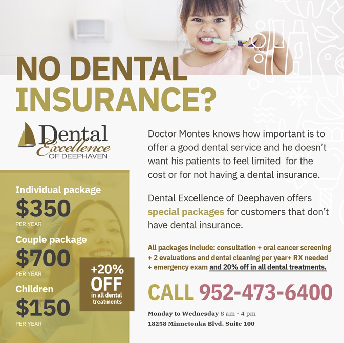 Dental Excellence of Deephaven | 18258 Minnetonka Blvd #100, Wayzata, MN 55391, USA | Phone: (952) 473-6400