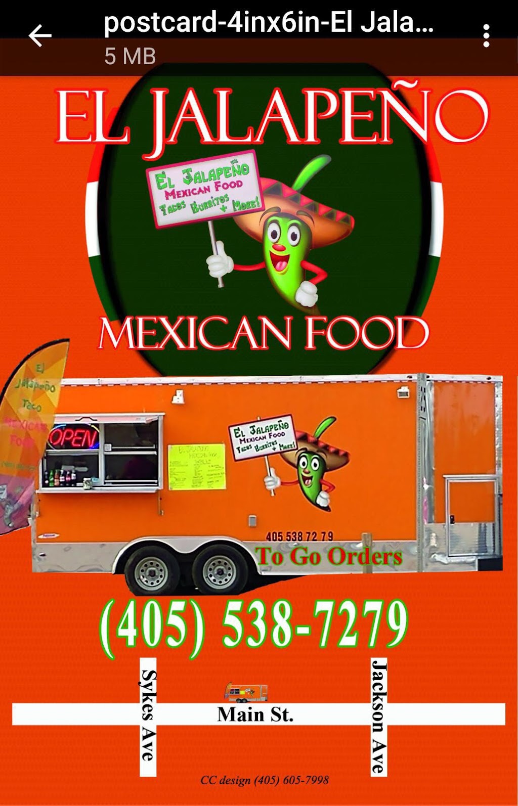 El Jalapeno Tacos | 504N S Main St, Kingfisher, OK 73750, USA | Phone: (405) 538-7279