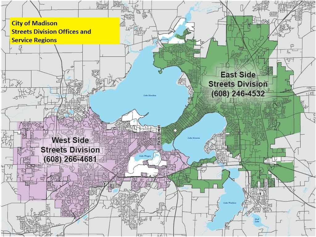 City of Madison Streets Division - Badger Drop-off Site | 1501 W Badger Rd, Madison, WI 53713, USA | Phone: (608) 266-4681