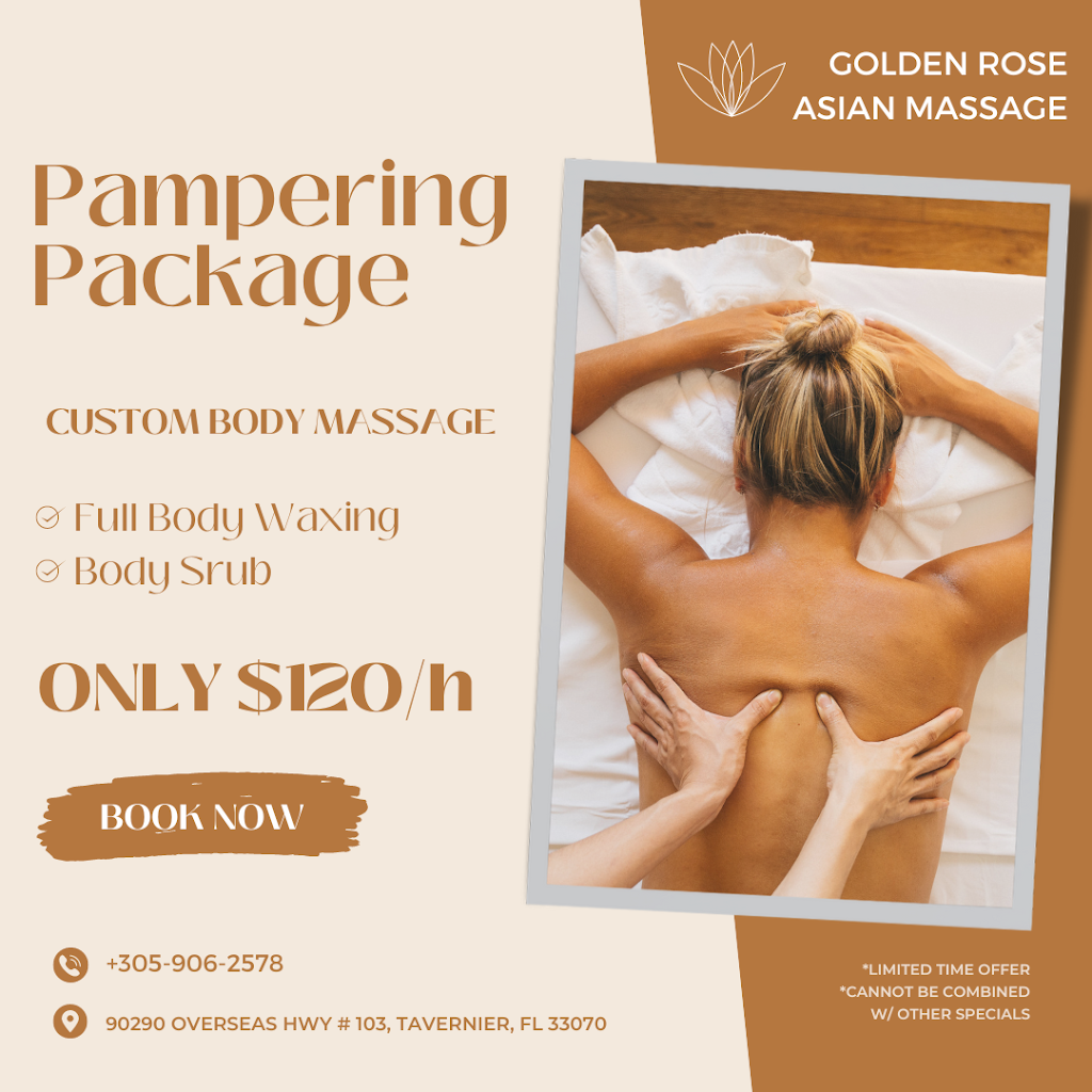 Golden Rose Asian Massage | 90290 Overseas Hwy # 103, Tavernier, FL 33070, USA | Phone: (305) 906-2578