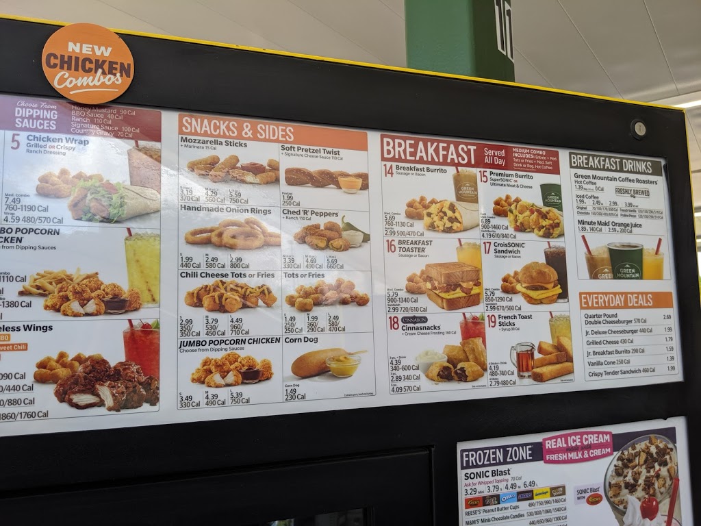 Sonic Drive-In | 3838 Parker Rd, St Paul, TX 75098, USA | Phone: (972) 442-0438