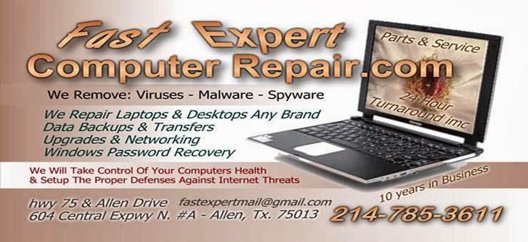 Fast Expert Computer Repair | 705 N Greenville Ave #700, Allen, TX 75002, USA | Phone: (214) 785-3611