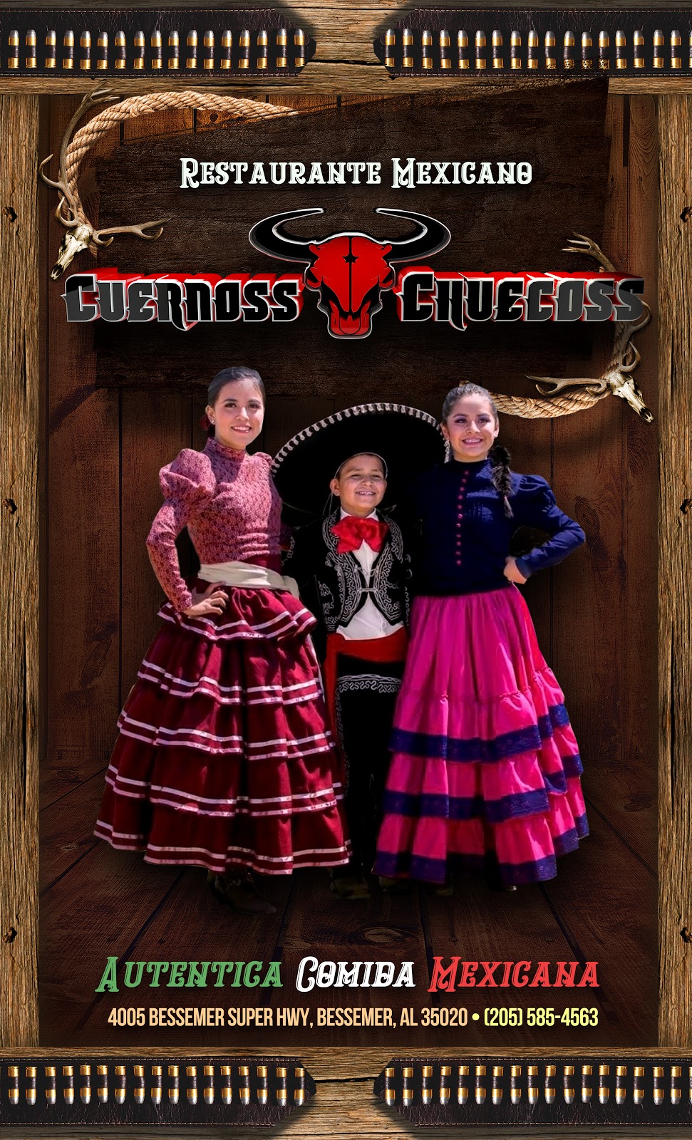 Cuernos Chuecos | 4005 Bessemer Super Hwy, Bessemer, AL 35020, USA | Phone: (205) 720-7529