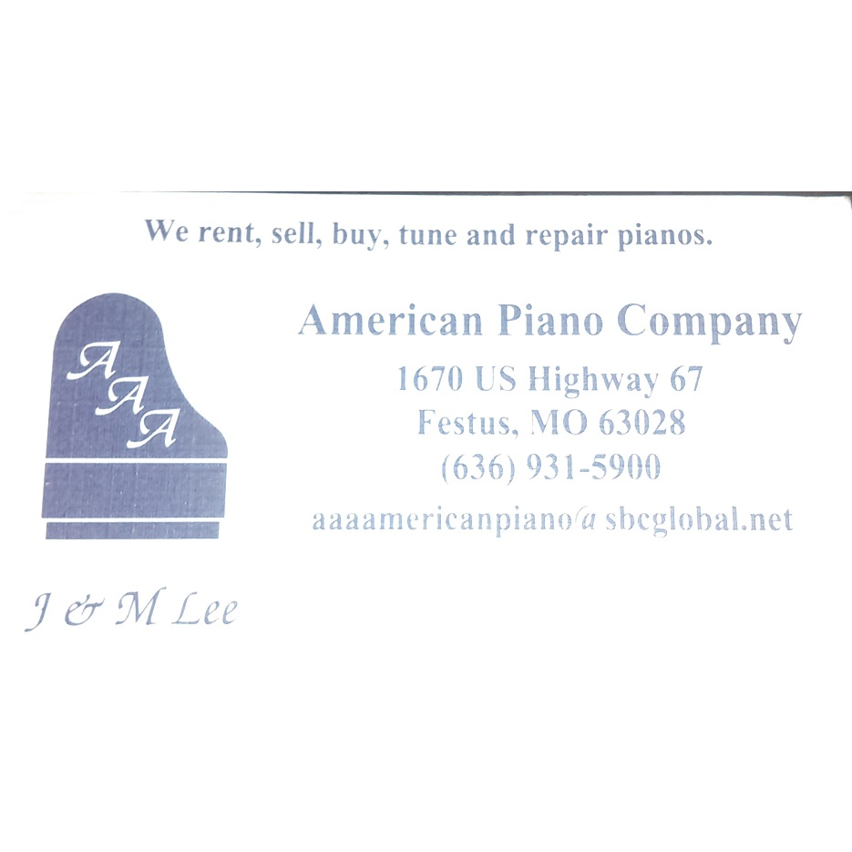 AAA American Piano Co. | 1670 US-67, Festus, MO 63028, USA | Phone: (636) 931-5900