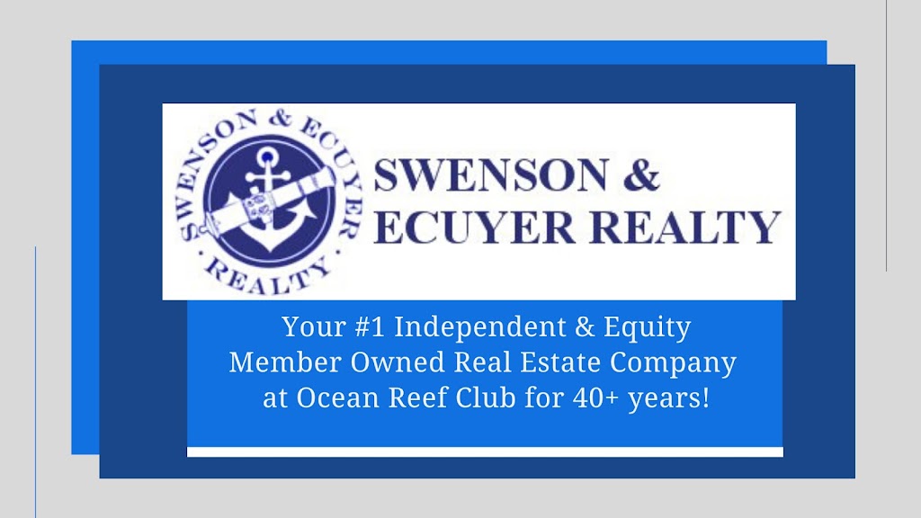 Swenson & Ecuyer Realty | 2 Barracuda Ln, Key Largo, FL 33037, USA | Phone: (305) 367-3600