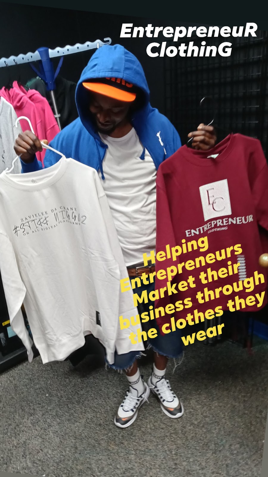 EntrepreneuR ClothinG | 1601 E Lamar Blvd #202B, Arlington, TX 76011 | Phone: (817) 832-9963