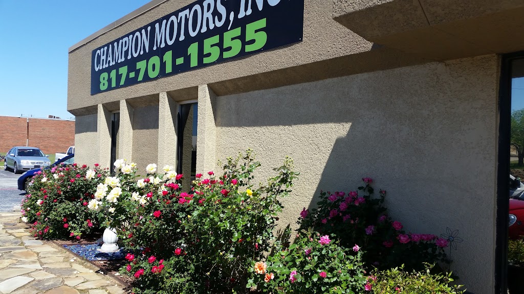 Champion Motors, Inc. | 624 N Great SW Pkwy, Arlington, TX 76011, USA | Phone: (817) 701-1555