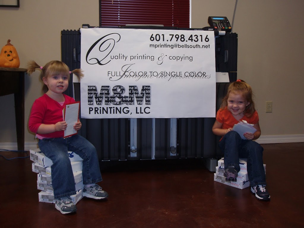 M&M Printing, LLC | 29 Alex Pl, Picayune, MS 39466, USA | Phone: (601) 798-4316