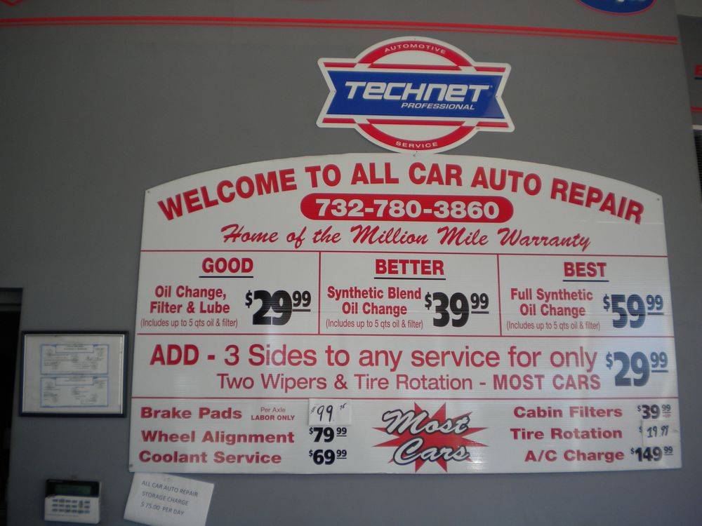 All Car Auto Repair Llc. | 84 Tracy Station Rd, Manalapan Township, NJ 07726, USA | Phone: (732) 780-3860