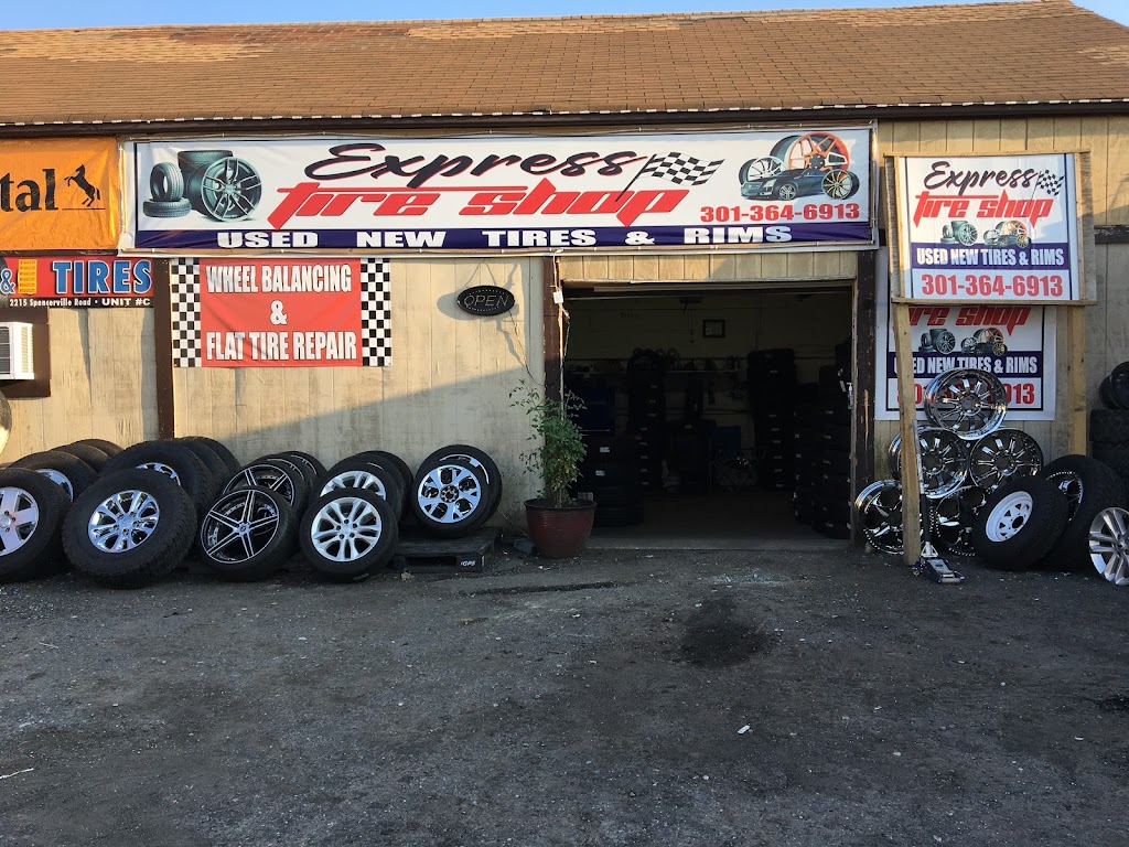 Express Tire Shop | 2215 Spencerville Rd, Spencerville, MD 20868, USA | Phone: (301) 364-6913