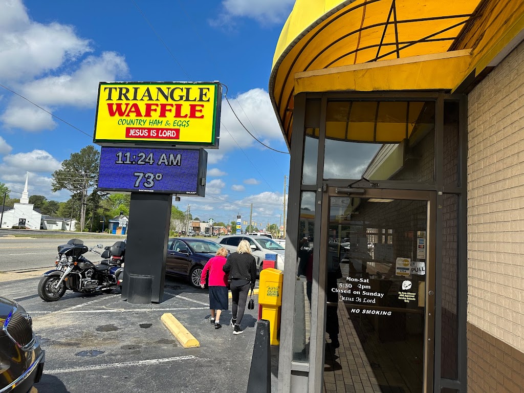 Triangle Waffle | 1007 E Cumberland St, Dunn, NC 28334, USA | Phone: (910) 892-1201